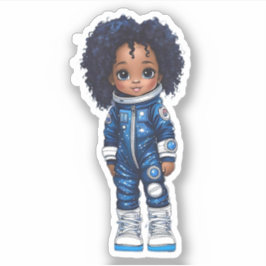 Adesivo Membro da Equipe de Astronautas - Azul