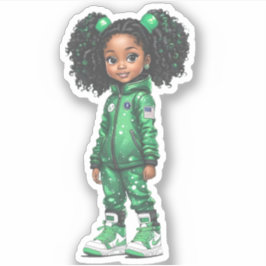 Adesivo Membro da Equipe de Astronautas - Verde