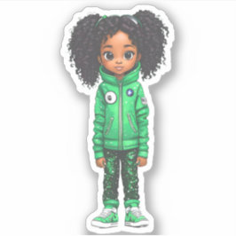 Adesivo Membro da Equipe de Astronautas - Verde