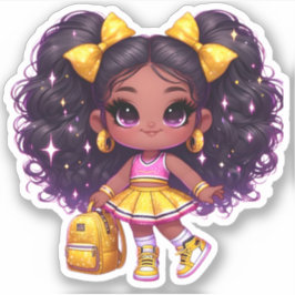 Adesivo Membro da Equipe de Saúde - Amarelo