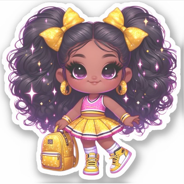 Adesivo Membro da Equipe de Saúde - Amarelo (Frente)