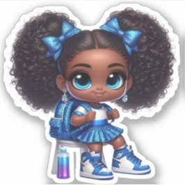 Adesivo Membro da Equipe de Saúde - Azul