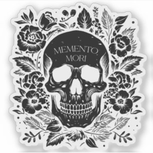 Adesivo Memento Mori - latina