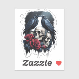 Adesivo Memento Mori: Uma Composição Floral Escura com Rav