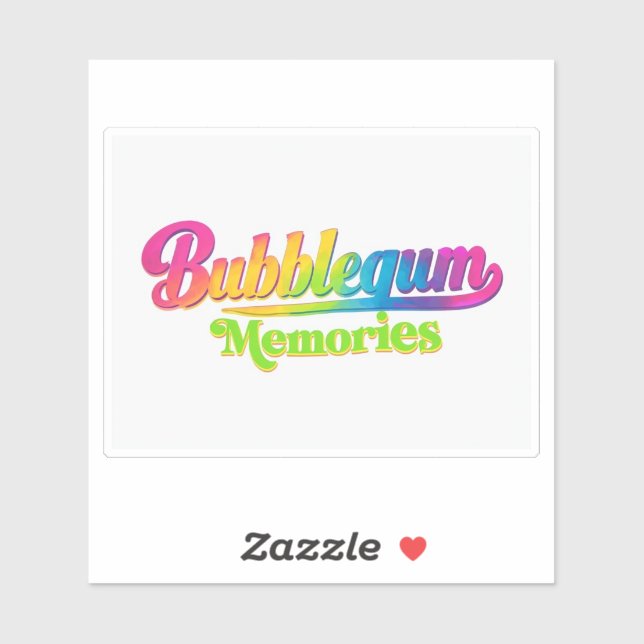 Adesivo Memórias de Bublegum (Folha)