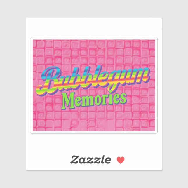Adesivo Memórias de Bublegum (Folha)