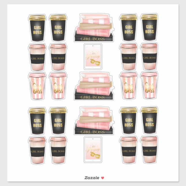 Adesivo Menina Chefe Mulheres de Alta Moda Decai (Folha)