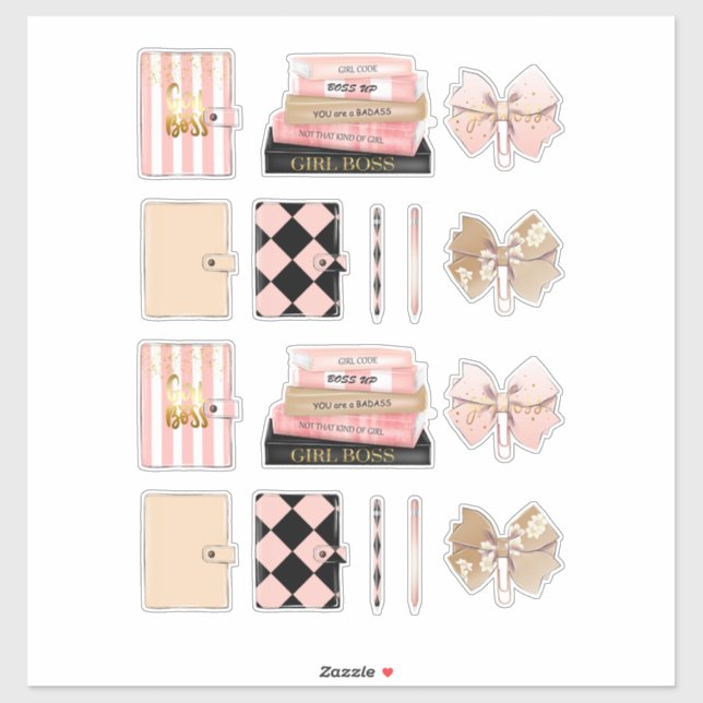 Adesivo Menina Chefe Mulheres de Alta Moda Decai (Folha)