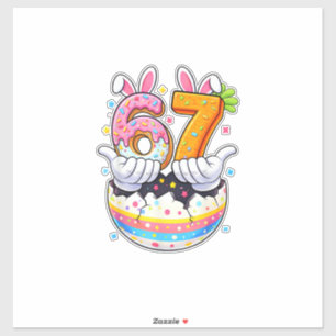 Adesivo Meninas Meninos Ovos de Páscoa Coelho Engraçado Se