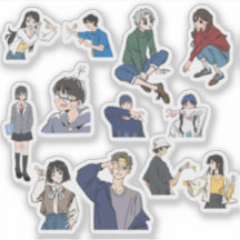 Menino e Menina Anime Estético Roupas Casuais Vini