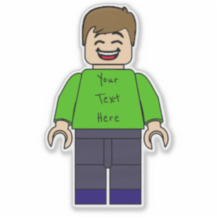 Adesivo Menino feito sob encomenda Minifig