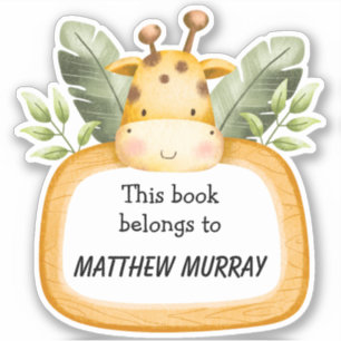 Adesivo Meninos Giraffe Personalizado