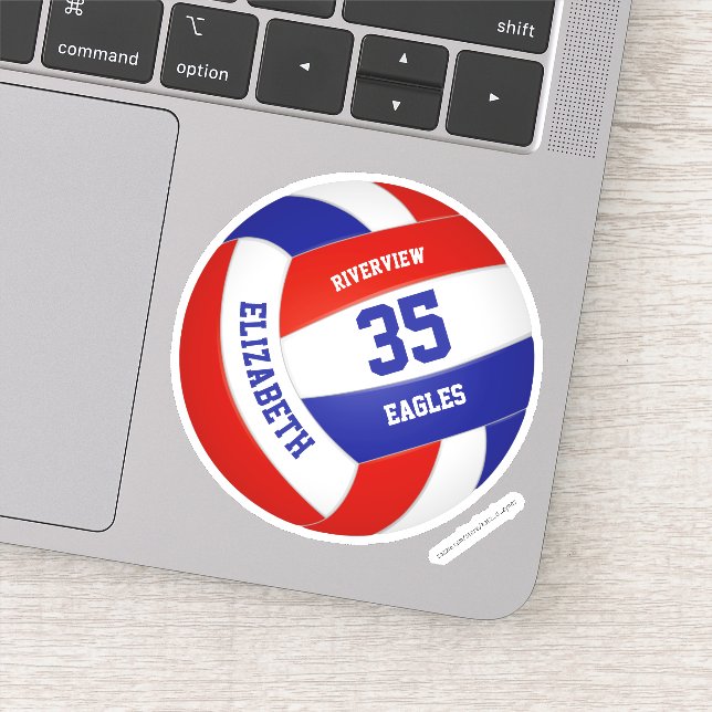 Adesivo Meninos Red White Blue: Torre de vôlei (Detalhe)