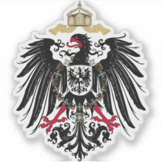 Adesivo Menos armas do Império Alemão (1871-1918)