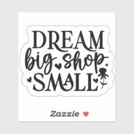 Adesivo Mensagem Inspirativa para Pacotes para Pequenas Em