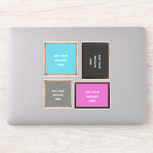 Adesivo Mensagem Personalizada de Sinalização de Conselh