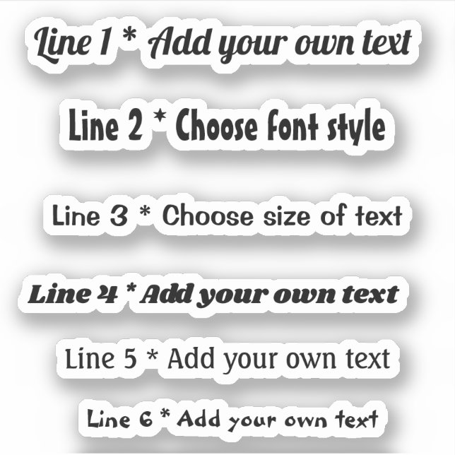Adesivo Mensagens de texto (Frente)