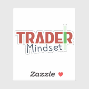 Adesivo Mentalidade de Trader – Negociação com Disciplina