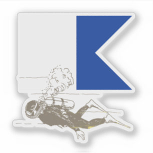 Adesivo Mergulhador à Vista