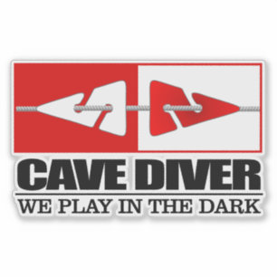 Adesivo Mergulhador da caverna (LM)