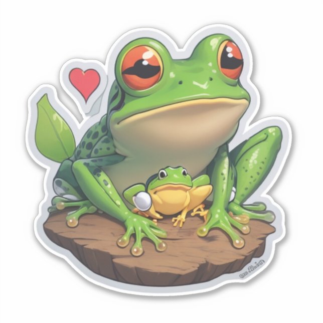 Adesivo Mergulho no Mundo dos Sapos (Frente)