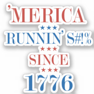 Adesivo 'Merica - Running S - -t desde 1776
