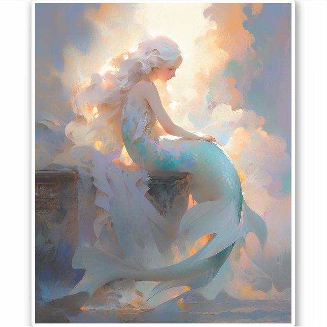 Adesivo Mermaid Fantasy Art (Frente)