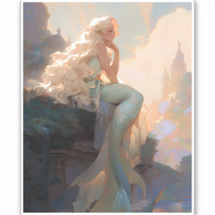 Adesivo Mermaid Fantasy Art