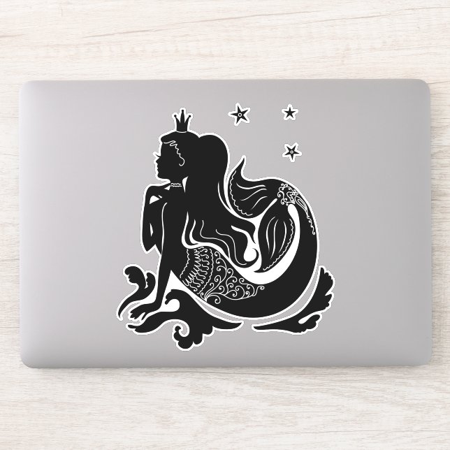 Adesivo Mermaid Princess Sticker (Computador)