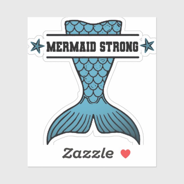 Adesivo Mermaid Strong (Folha)