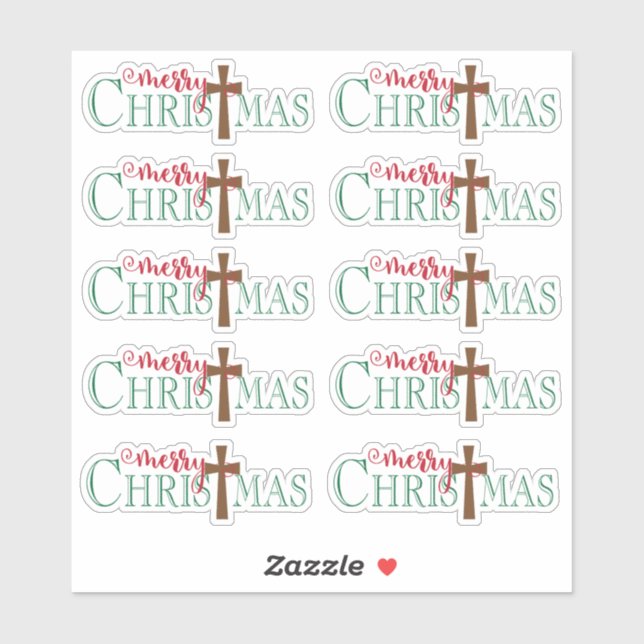 Adesivo Merry Christmas (Folha)