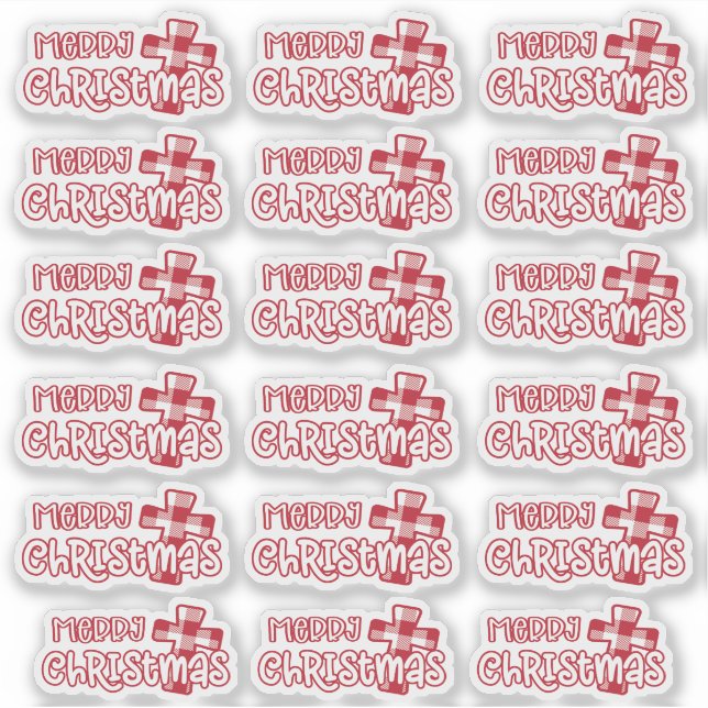 Adesivo Merry Christmas (Frente)