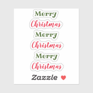 Adesivo Merry Christmas Sticker