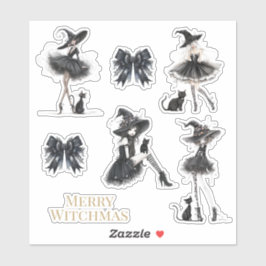 Adesivo Merry Witchmas Gothic Witch Sticker Pack