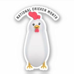 Adesivo Mês Nacional do Frango