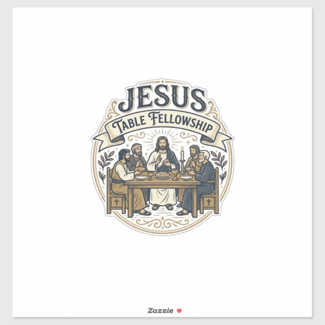Adesivo Mesa de Comunhão de Jesus Mesa de Comunhão de Jesu (Folha)
