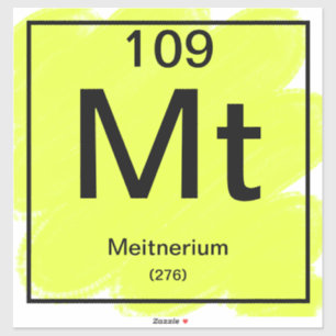 Adesivo Mesa periódica - Meitnerium
