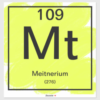 Adesivo Mesa periódica - Meitnerium