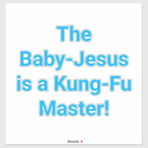 Adesivo Mestre de Kung-Fu Menino-Jesus Hankamer Artjunkhau