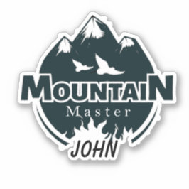 Adesivo Mestre de montanha personalizado