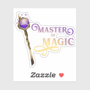Adesivo Mestre do Magic Wizard