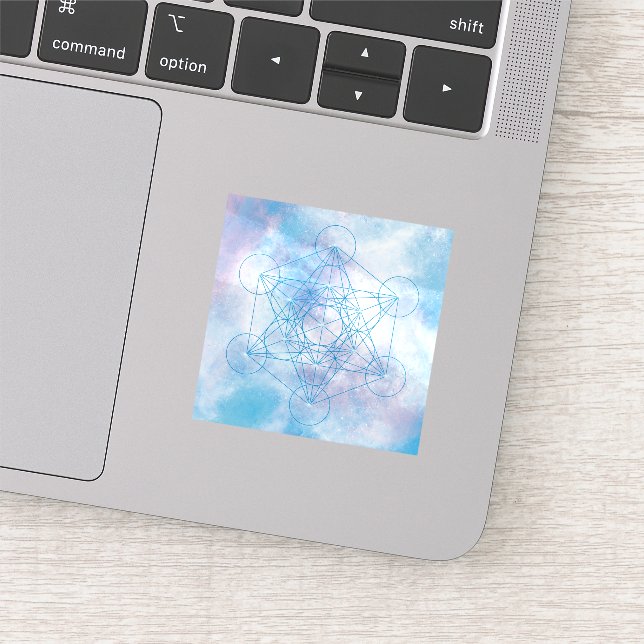 Adesivo Metatron’s Cube Sacred Geometry (Detalhe)