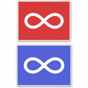Adesivo Metis Flag, Métis flag