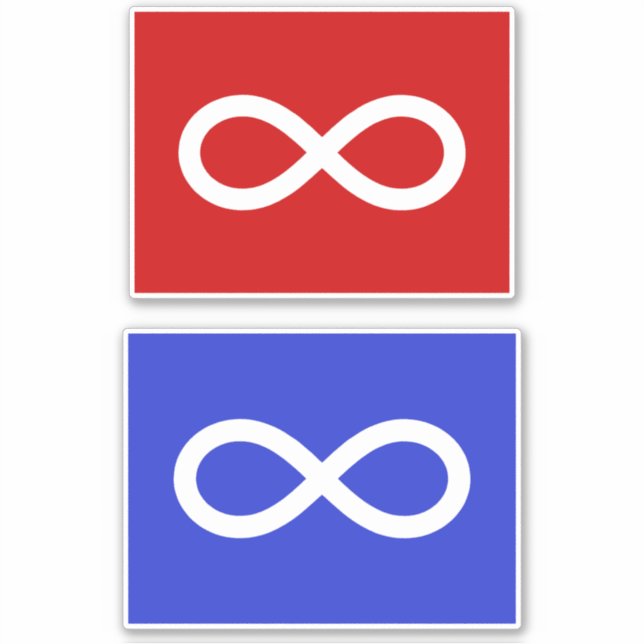 Adesivo Metis Flag, Métis flag (Frente)