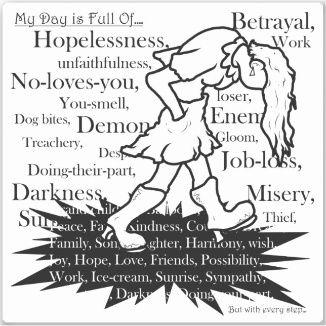 Adesivo Meu Caminho É Meu3 (Frente)