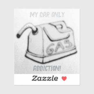 Adesivo Meu carro só Vício!