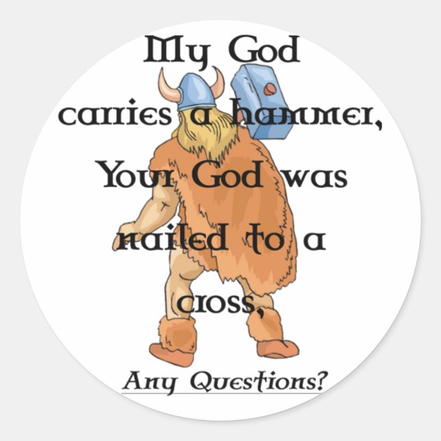 adesivo Meu Deus (Frente)