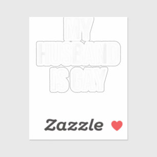 Adesivo Meu Marido É Gay