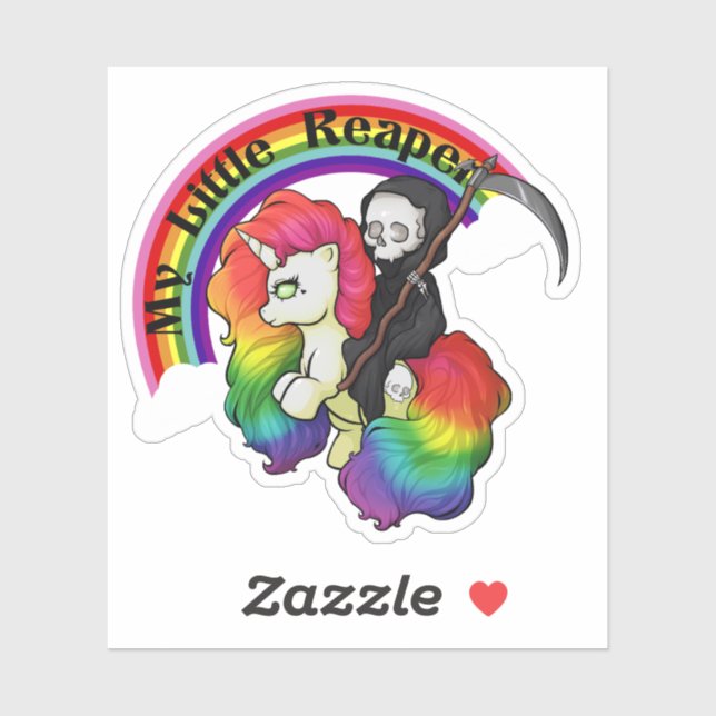 Adesivo Meu Pequeno Ceifador (Folha)