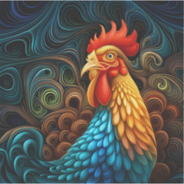 Adesivo Meu Pet Rooster Nunca Sorri De Vinil